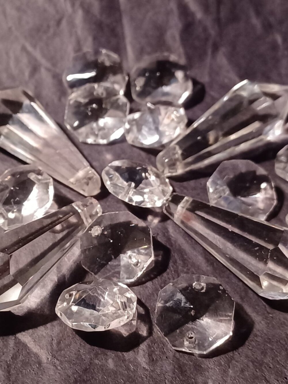 Lead Crystal Point Dangles / Crystal Prisms / Teardrop Dangles /Octagon Prisms